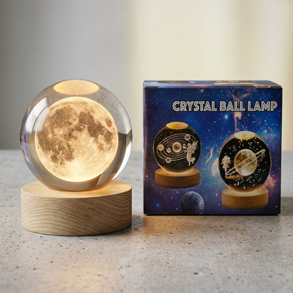 Galaxy Crystal Night Lamp