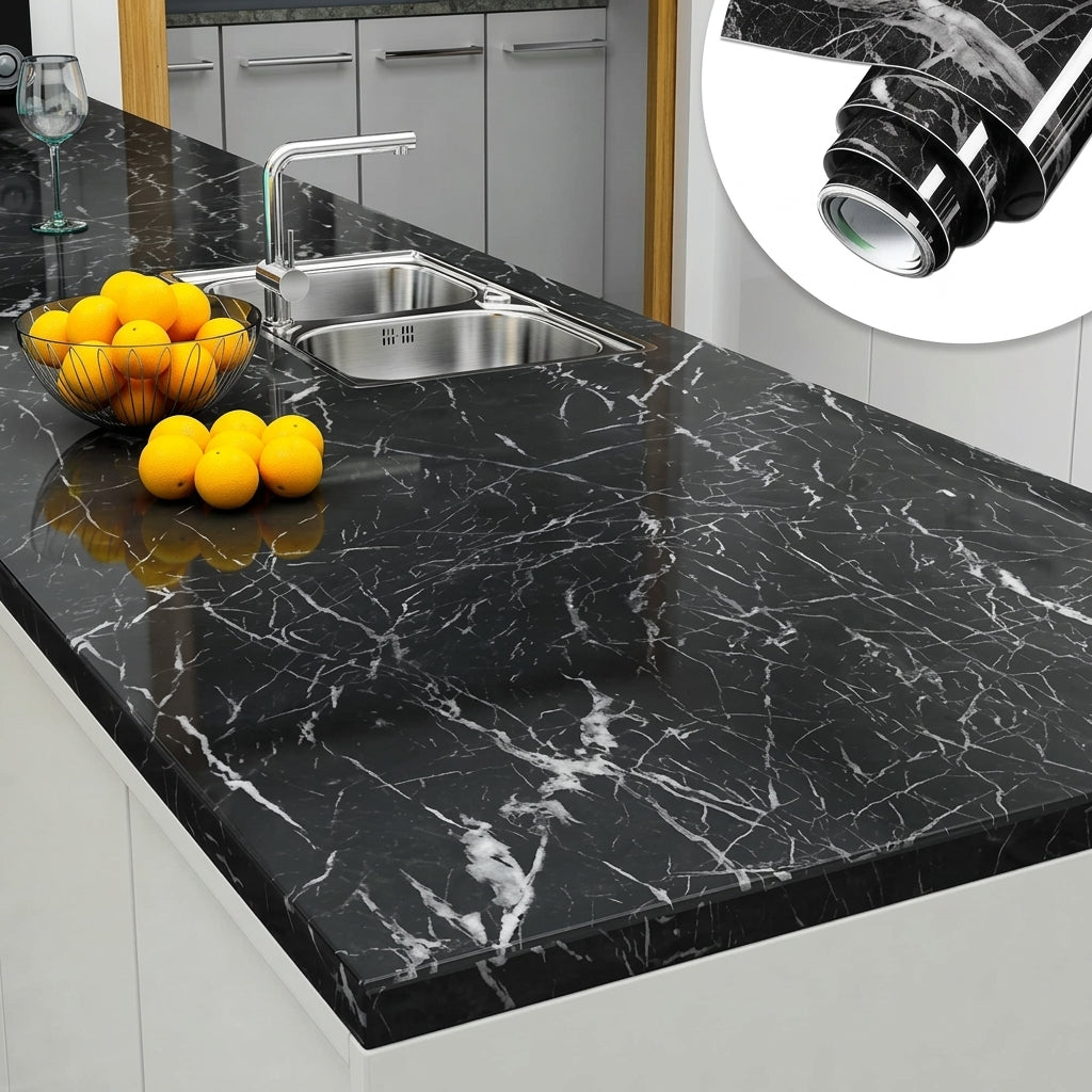 Premium Black Marble Sheet