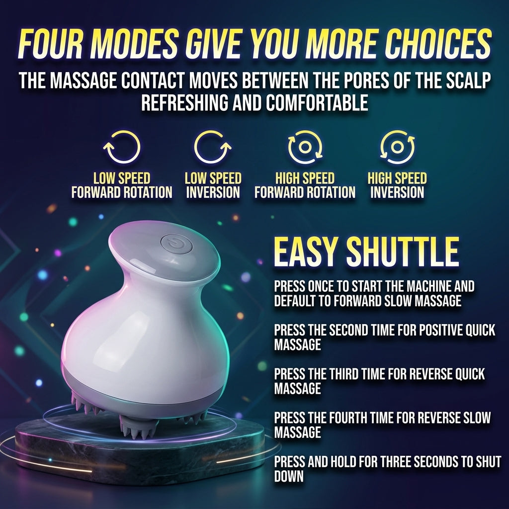 Premium Electric Scalp Massager