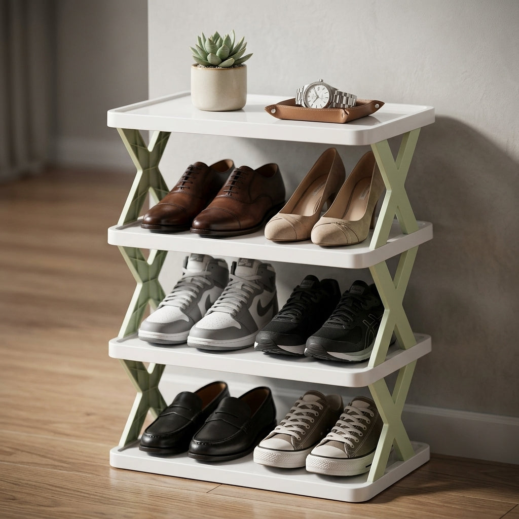 Premium 4-Layer Shoe Rack