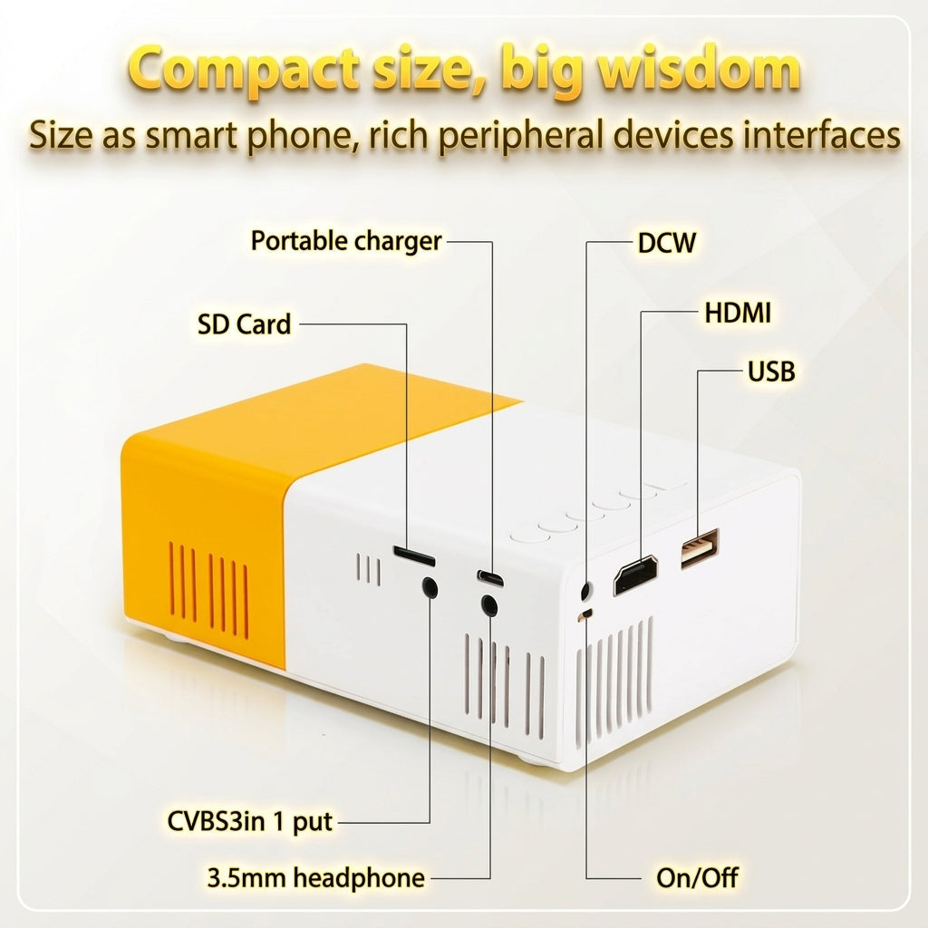 Smart Mini LED Projector